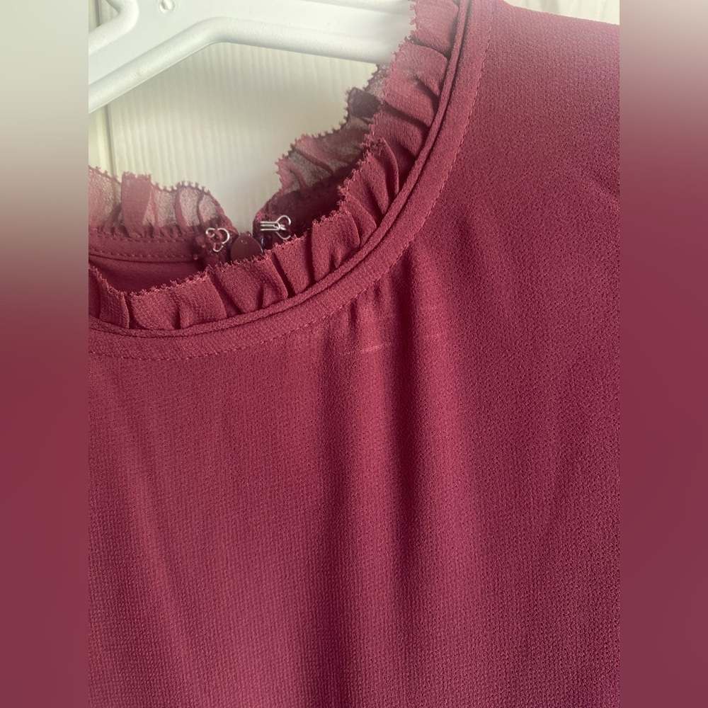 New Aritzia Wilfred Parlour Chiffon fit-and-flare maxi dress - Picture 9 of 15